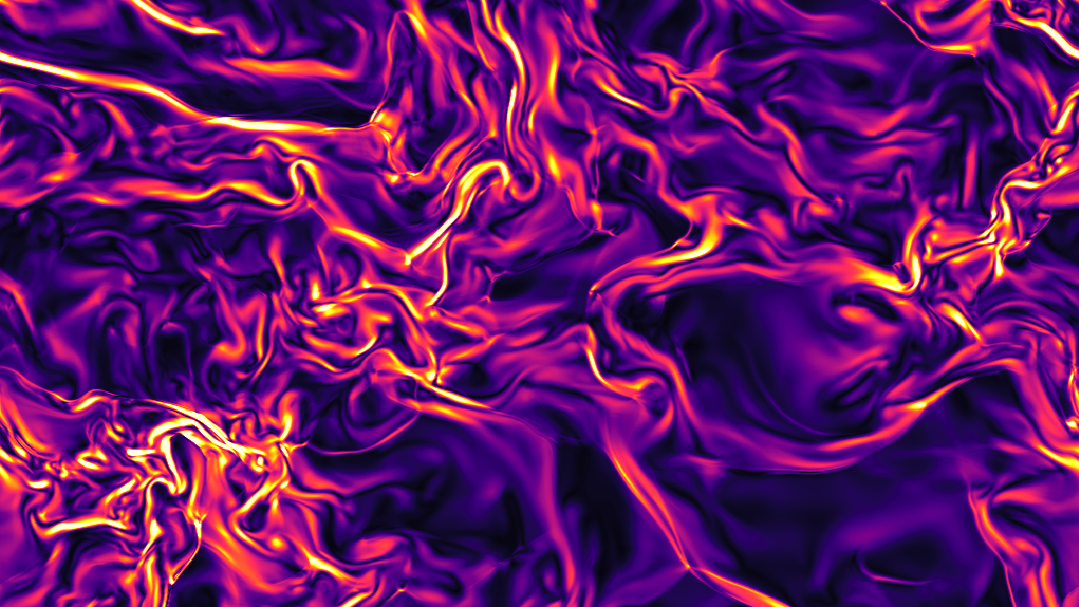 A cross-section from a supersonic-turbulence simulation